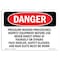 Signmission Safety Sign, OSHA Danger, 18" Height, Pressure Washer Procedures Inspect Equipment, Landscape OS-DS-D-1824-L-2443 - alternate 1